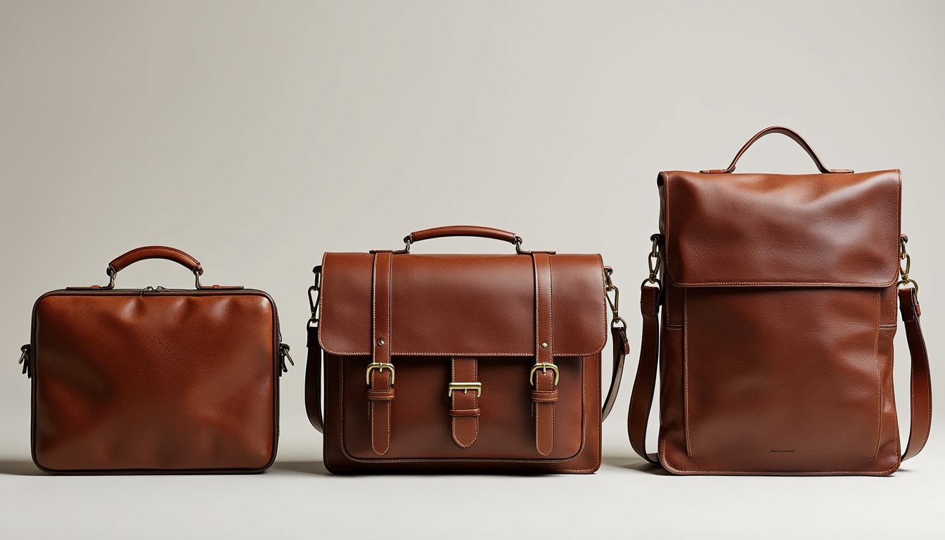 Cartable en cuir : les formats et le nombre de soufflets
