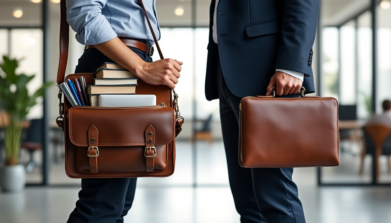 Cartable ou serviette : ce que chaque profession choisit