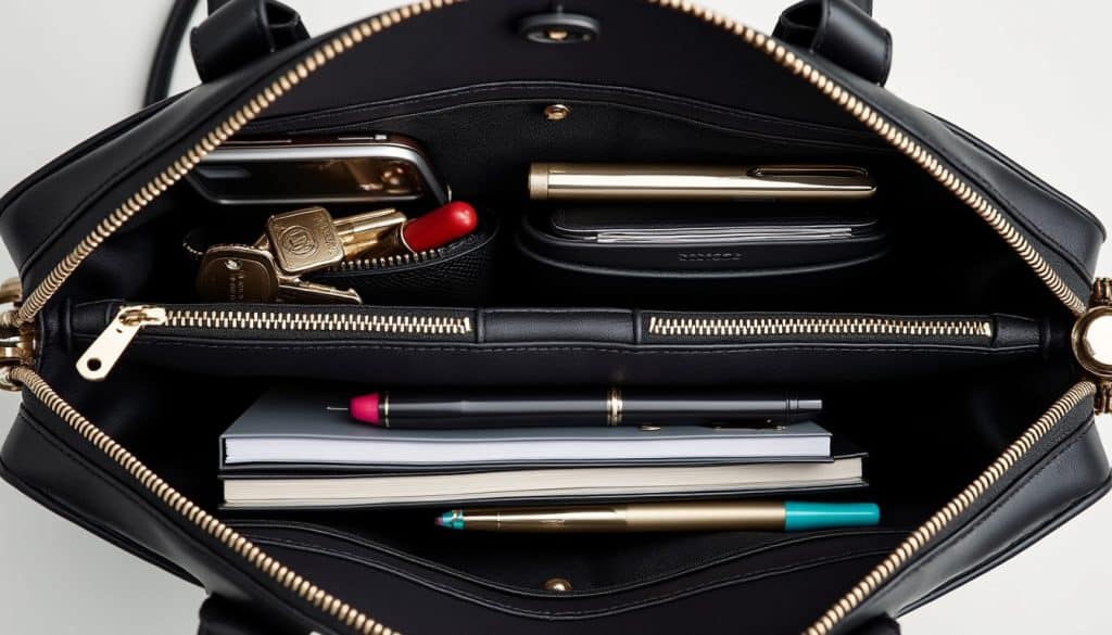 Organiser l&rsquo;intérieur d&rsquo;un sac : poches et organisateurs