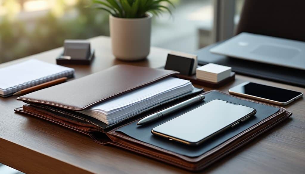 Porte-documents pour un rendez-vous : la contenance utile