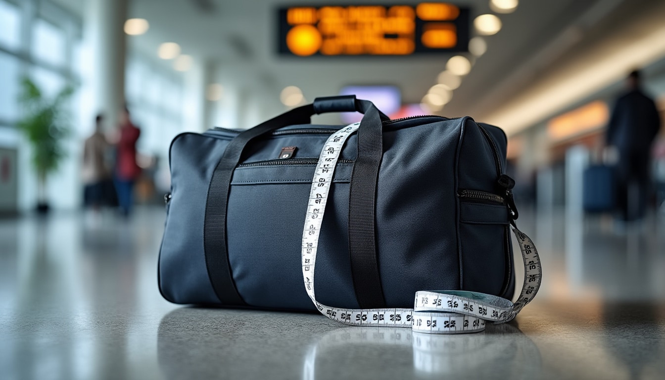 Sac week-end en cabine : les dimensions à respecter