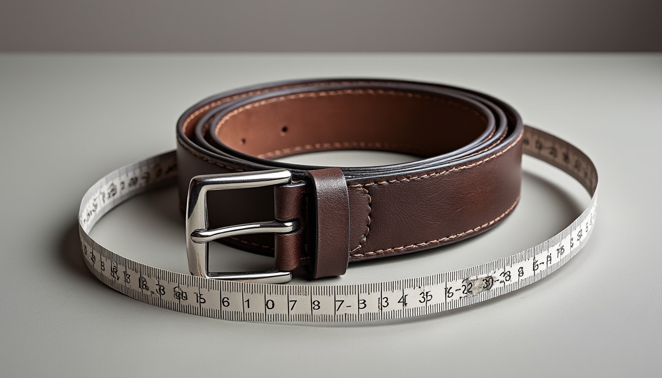 Ceinture en cuir : la taille se choisit en centimètres, pas en tailles